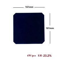 Flexible Solarzellen, monokristallin, hocheffizient, 23,2 % 6 W, Sonnenleistung 161 mm, für flexible Solarpanel zum Selbermachen