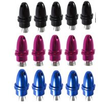 5pcs/lots 3.17mm RC Aluminum Bullet Propeller Adapter Holder For RC Brushless Motor Airplane Plane Helicopter Propeller Cap