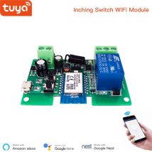 Tuya Smart USB 7-32V fai da te 1 canale Jog Inching interruttore Wireless WIFI autobloccante, telecomando APP compatibile con Alexa