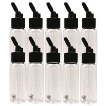 OPHIR 30 ml Flaschen mit Kappen für Siphon Double-Action Airbrush 10 Teile/satz AC040 (30 ml)