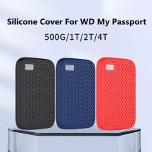 Custodia morbida in silicone Custodia protettiva in pelle PSSD per disco rigido SSD portatile WD My Passport 500G/1T/2T/4T