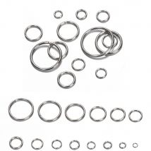 200pcs/lot 3 4 5 6 7 8 10mm Stainless Steel Jump Ring & Split Ring Open Single Loop Connect Ring for jewelry making DIY Findings