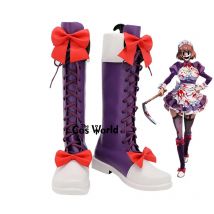 Hohe-Aufstieg Invasion Maid-fuku Kamen Anime Anpassen Cosplay Schuhe Stiefel