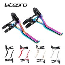 Litepro BMX Fahrrad Ultraleicht CNC 64g Bremshebel Faltrad Für Brompton 14/16/20 Zoll V Bremshebel griff Teile