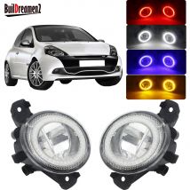 LED Angel Eye fendinebbia fendinebbia anteriore DRL luce di marcia diurna per Renault Clio 3/III Hatchback Grandtour Estate 2005-2014