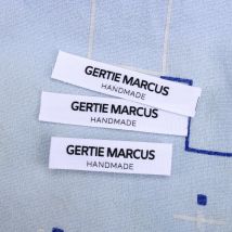 Etichetta da cucito personalizzata, etichette per abbigliamento, targhette con nome in tessuto, logo o testo, nastro di cotone, stampato (MD3031)