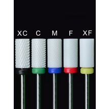 RolinStar 6.6mm Large Barrel ceramic Accessories Bits Milling Cutter Burr Nail Art Tools