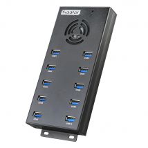 Sipolar 120W powered hub usb 3.0 10 ports ladegerät hub 5gbps Abendessen geschwindigkeit mit power