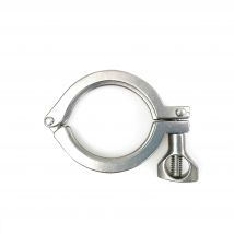 Morsetto Tri Clover KegLand da 1,5 pollici in acciaio inossidabile