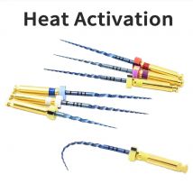 Glin Dental Rotary Super Files Blue Files Rotary Files Niti Heat Activation Endodontic Files Use for Root Canal