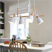 Lampadario di tronchi nordici soggiorno luci a led studio lampadario a soffitto sala da pranzo lampada a soffitto decorazione della camera d'albergo lampada