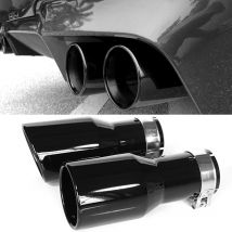 1 PC Auto Edelstahl Universal Auspuff System Schalldämpfer Spitze Ende rohr Auto Auspuff Tipp Für Mazda BMW