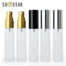 100 unids/lote 10ml botella de Perfume portátil Spray Perfume de viaje para regalo muestra Mini botella Perfume contenedores de maquillaje