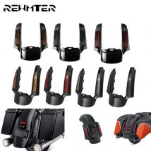 Motorrad LED Kotflügel Hinten Verlängerung Fascia Für Harley Touring FLHR Street Road Electra Glide