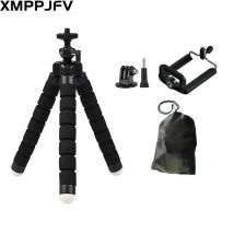 Treppiedi per Gopro Hero 12 11 10 9 8 7 Nero MAX Flessibile Mini Polpo Treppiede Accessori per Go Pro 6 5 4 3 YI Eken SJCAM AKASO