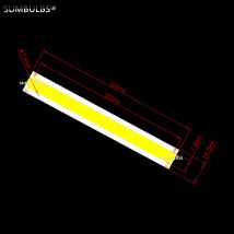 [Sumbulbs] LED COB Streifen Lichtquelle DC12V 108x15mm 4W Chip on Board Warme 3000K Kalten 6500K für Arten von DIY Lampe