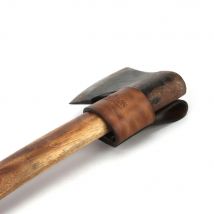 Tourbon Hunting Genuine Leather Ax Holder Blade Sheath Hatchet Hammer Wrench Carrier Axe Head Cover for Belt Loop Holster
