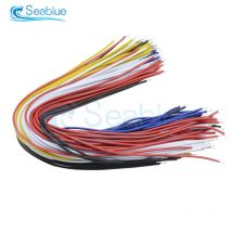 Cavo per saldatura PCB a doppia testa da 100 pezzi 20CM 26AWG Breadboard Fly Jumper Wire Cable Conductor in stagno 5 colori