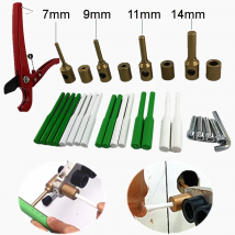 Herramienta de reparación de tuberías de agua PPR, 7mm/9mm/11mm/14mm, orificio de reparación de fugas de tuberías de PE, cabezal de troquel de soldadura, palo de pegamento de reparación PERT