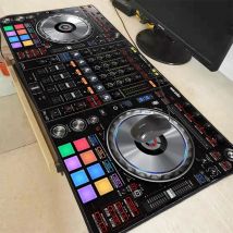 Radio DJ Workbench Mauspad Gamer XL Großes HD-Mauspad XXL Schreibtischmatten Mauspads Naturkautschuk Teppich Anti-Rutsch-Laptop-Mäusepad