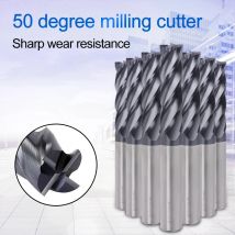 ZGT Fräswerkzeuge Hartmetall-Schaftfräser HRC50 4 Flöte 1 mm 3 mm 4 mm 5 mm 6 mm 8 mm 10 mm CNC-Fräser Metalllegierung Holzfräser Schaftfräser