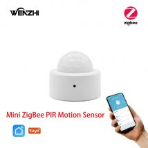 Czujnik ruchu ZigBee PIR IR Automatyka Czujnik podczerwieni ludzkiego ciała Bezpieczeństwo bezprzewodowe Mini Tuya Smart Life Home Kompatybilny z Alexa