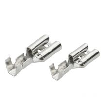 100 Teile/los 2,8/4,8/6,3mm Weibliche und Männliche Crimp Terminal Stecker Silber Auto Lautsprecher Elektrische Draht Anschlüsse set