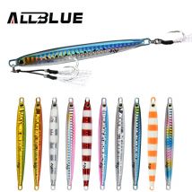 ALLBLUE SLOWER Lungo Metallo Jig Richiamo di Pesca Lento Cast Jigging Cucchiaio 20G 30G 40G 60G Shore Artificiale Esca di Metallo Mare attrezzatura