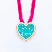 You're My Hero Halskette Medaille Anhänger Wreck Halsketten Ralph Vanellope Kostüm Cosplay Seil Halsketten Trendiger Schmuck Geschenk Mädchen