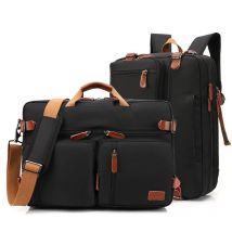 17 Inch Cabrio Aktentasche Männer Business Handtasche Umhängetasche Lässig Laptop Multifunktionale