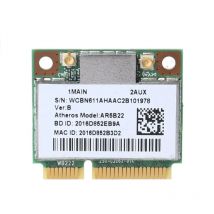 AR9462 AR5B22 WB222 Half Mini PCIe 300Mbps Bluetooth4.0 WLAN Wifi Wireless Card Adapter for PC Computer Laptop