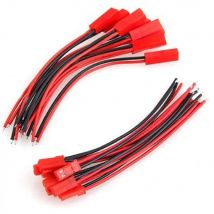 10 Paare 100 mm 150 mm 22 AWG 2 Pin JST Stecker Stecker Männlich Weiblich Stecker Kabel Draht für RC Spielzeug Batterie LED Lampe