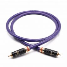 VDH 65G 75ohm Digital Coaxial DAC Cable Press Self-locking amplifier decoder RCA cable Stereo TV Audio speaker wire