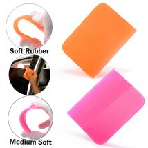 FOSHIO Soft PPF Wrapping Squeegee Vinyl Car Wrap Window Tint Film Install Scraper Carbon Fiber Sticker Remover Cleaning Tool