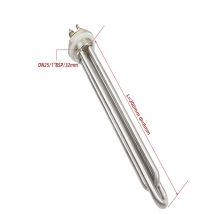 12v 24v 36v 48v 60v dc Heating Element DN25 Water Heating Element Stainless Steel Immersion Heater for Solar Panel