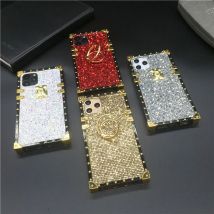 Luxuriöse Glitzer-Pailletten-Abdeckung in Gold für Samsung Galaxy S25 Ultra Edge S24 Ultra S23 FE S22 Plus S20 S21 Ultra Note 20