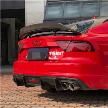 R stil Hohe qualität real carbon fiber material spoiler Für Audi A7 S7 RS7 2013- 2018 Carbon Fiber
