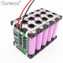 Turmera 18650 Batteriehalterung, 3 x 5, 4 x 5, 3S, 12 V, 25 A, Balance, BMS-geschützte Platine für 3S 10,8 V 12,6 V Lithium-Batteriepack