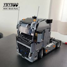 NEUE 1073PCS Technische Lkw Engineering Container Traktor Einheit Bausteine MOC Fahrzeug Auto Ziegel