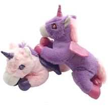 1PCS 30CM Simulation Stuffed Animals Cute Unicorn Plush Toys Angel Pony Doll Home Decoration Children Gifs