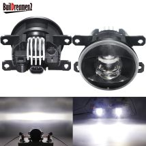 2 x LED-Nebelscheinwerfer, 8000 lm, 30 W, Auto-Nebelscheinwerfer, weiß, gelb, 12 V, für Citroen C-Crosser Jumpy Xsara Berlingo DS3 DS4 DS5 C3 C4 C5 C6
