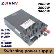 2000W 2500W 3000W Schalt netzteil 0-12V 24V 36V 48V 60V 80V 90V 110V 220V 300V 400V AC-DC spannung strom einstellbar