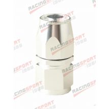 4AN 6AN 8AN 10AN 12AN 16AN 20AN Aluminum Straight Swivel Oil Hose End Fitting Silver