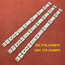 3pcs/set LED Backlight for TV 43UM7600PTA 43UM4390PLC 43UM74006LB 43UM7450PLA 43UM7390PLC 43UM7400PLB 43UM7300PSA SSC.Y19.43UM73