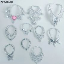 10 teile/los Multi-stil Mode Halskette Für Barbie Puppe Dekoration Kette Für 1/6 BJD Puppen Zubehör Kinder & Baby DIY Spielzeug
