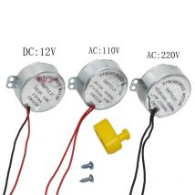 2 Stück Inkubator-Ausrüstung AC 220 V/110 V oder DC 12 V 50/60 Hz Inkubatormotor Drehen Sie die Eiermotor Ei-Inkubator-Ausrüstungsanschlag