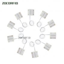 50pcs/lot MC-38 Door Window Contacts Security Magnetic Reed Spring Switch Alarm Normal Closed Style Screws  N.C Type