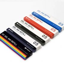 10 stücke Blau/Schwarz/Rot/bunte tinte Für Xiaomi Gel Stift KACO 0,5mm Unterzeichnung Stift für Schule büro Glattes Schreiben Unterzeichnung Refill