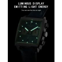 Specht&Sohne New Arrivals Japan VK64 Chronograph Men Quartz Watch 316L Stainless Steel Leather Strap Luminous Waterproof 30M