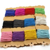 5Meter/Lot Colorful Metal Bead Ball Chain Bulk For Necklace Pendants Making DIY Handmade KeyChains Jewelry Findings Wholesale